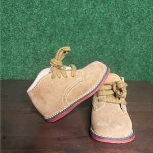 FootMates Tan Suede Kids Boots